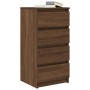 Aparador roble marrón 37,5x35x76 cm madera de ingeniería de , Aparadores - Ref: Foro24-861757, Precio: 76,48 €, Descuento: %