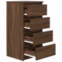 Aparador roble marrón 37,5x35x76 cm madera de ingeniería de , Aparadores - Ref: Foro24-861757, Precio: 76,48 €, Descuento: %