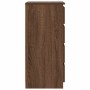 Aparador roble marrón 37,5x35x76 cm madera de ingeniería de , Aparadores - Ref: Foro24-861757, Precio: 76,48 €, Descuento: %