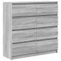 Aparador Sonoma gris 100x35x99 cm madera de ingeniería de , Aparadores - Ref: Foro24-3328494, Precio: 162,99 €, Descuento: %