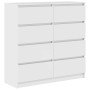 Aparador blanco 100x35x99 cm madera de ingeniería de , Aparadores - Ref: Foro24-3328489, Precio: 175,21 €, Descuento: %