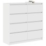 Aparador blanco 100x35x99 cm madera de ingeniería de , Aparadores - Ref: Foro24-3328489, Precio: 175,21 €, Descuento: %