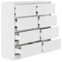Aparador blanco 100x35x99 cm madera de ingeniería de , Aparadores - Ref: Foro24-3328489, Precio: 175,21 €, Descuento: %