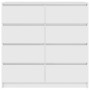 Aparador blanco 100x35x99 cm madera de ingeniería de , Aparadores - Ref: Foro24-3328489, Precio: 175,21 €, Descuento: %