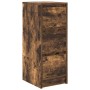 Aparador roble ahumado 29,5x34x76 cm madera de ingeniería de , Aparadores - Ref: Foro24-861638, Precio: 62,09 €, Descuento: %