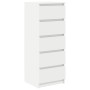 Aparador con cajones blanco 37,5x35x99 cm madera de ingeniería de , Aparadores - Ref: Foro24-861760, Precio: 97,53 €, Descuen...