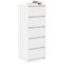 Aparador con cajones blanco 37,5x35x99 cm madera de ingeniería de , Aparadores - Ref: Foro24-861760, Precio: 97,53 €, Descuen...
