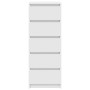 Aparador con cajones blanco 37,5x35x99 cm madera de ingeniería de , Aparadores - Ref: Foro24-861760, Precio: 97,53 €, Descuen...