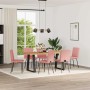 Sillas de comedor 6 unidades cuero sintético rosa de , Sillas de comedor - Ref: Foro24-3315490, Precio: 254,31 €, Descuento: %