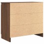 Aparador con cajón roble marrón 71x35x65 cm madera ingeniería de , Aparadores - Ref: Foro24-861577, Precio: 84,65 €, Descuent...