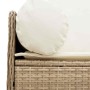 Sofá de jardín de 3 plazas con cojines ratán sintético beige de , Sofás de exterior - Ref: Foro24-4104176, Precio: 225,74 €, ...