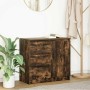 Aparador con cajón roble ahumado 71x35x65 cm madera ingeniería de , Aparadores - Ref: Foro24-861575, Precio: 82,26 €, Descuen...