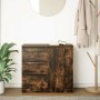 Aparador con cajón roble ahumado 71x35x65 cm madera ingeniería de , Aparadores - Ref: Foro24-861575, Precio: 82,26 €, Descuen...