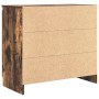 Aparador con cajón roble ahumado 71x35x65 cm madera ingeniería de , Aparadores - Ref: Foro24-861575, Precio: 82,26 €, Descuen...