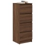 Aparador roble marrón 37,5x35x99 cm madera de ingeniería de , Aparadores - Ref: Foro24-861703, Precio: 81,07 €, Descuento: %