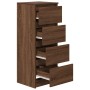 Aparador roble marrón 37,5x35x99 cm madera de ingeniería de , Aparadores - Ref: Foro24-861703, Precio: 81,07 €, Descuento: %