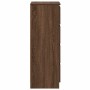 Aparador roble marrón 37,5x35x99 cm madera de ingeniería de , Aparadores - Ref: Foro24-861703, Precio: 81,07 €, Descuento: %