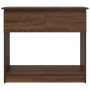 Mesa consola con cajones roble marrón 85,5x38,5x74,5 cm de , Mesas auxiliares - Ref: Foro24-861397, Precio: 80,32 €, Descuent...