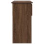 Mesa consola con cajones roble marrón 85,5x38,5x74,5 cm de , Mesas auxiliares - Ref: Foro24-861397, Precio: 80,32 €, Descuent...