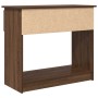 Mesa consola con cajones roble marrón 85,5x38,5x74,5 cm de , Mesas auxiliares - Ref: Foro24-861397, Precio: 80,32 €, Descuent...