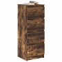 Aparador roble ahumado 37,5x35x99 cm madera de ingeniería de , Aparadores - Ref: Foro24-861701, Precio: 70,14 €, Descuento: %