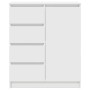 Aparador con cajones blanco 71x35x84 cm madera de ingeniería de , Aparadores - Ref: Foro24-861580, Precio: 102,37 €, Descuent...