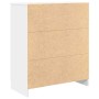 Aparador con cajones blanco 71x35x84 cm madera de ingeniería de , Aparadores - Ref: Foro24-861580, Precio: 102,37 €, Descuent...