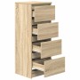 Aparador roble Sonoma 37,5x35x76 cm madera ingeniería de , Aparadores - Ref: Foro24-861699, Precio: 78,86 €, Descuento: %