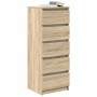 Aparador con cajones roble Sonoma 37,5x35x99 cm de , Aparadores - Ref: Foro24-861762, Precio: 92,90 €, Descuento: %