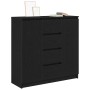 Aparador con cajones roble negro 100,5x35x98,5 cm de , Aparadores - Ref: Foro24-3328454, Precio: 168,59 €, Descuento: %