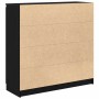 Aparador con cajones roble negro 100,5x35x98,5 cm de , Aparadores - Ref: Foro24-3328454, Precio: 168,59 €, Descuento: %