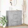 Aparador con cajones gris hormigón 100,5x35x98,5 cm de , Aparadores - Ref: Foro24-3328456, Precio: 167,69 €, Descuento: %