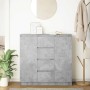 Aparador con cajones gris hormigón 100,5x35x98,5 cm de , Aparadores - Ref: Foro24-3328456, Precio: 167,69 €, Descuento: %