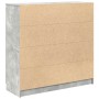 Aparador con cajones gris hormigón 100,5x35x98,5 cm de , Aparadores - Ref: Foro24-3328456, Precio: 167,69 €, Descuento: %