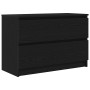 Mueble de TV de madera de ingeniería negro 80x35x54 cm de , Muebles TV - Ref: Foro24-861788, Precio: 81,23 €, Descuento: %