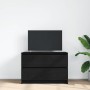 Mueble de TV de madera de ingeniería negro 80x35x54 cm de , Muebles TV - Ref: Foro24-861788, Precio: 81,23 €, Descuento: %