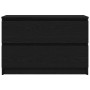 Mueble de TV de madera de ingeniería negro 80x35x54 cm de , Muebles TV - Ref: Foro24-861788, Precio: 81,23 €, Descuento: %