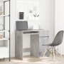 Escritorio gris hormigón 86x49x76 cm madera de ingeniería de , Escritorios - Ref: Foro24-861826, Precio: 90,10 €, Descuento: %