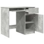 Escritorio gris hormigón 86x49x76 cm madera de ingeniería de , Escritorios - Ref: Foro24-861826, Precio: 90,10 €, Descuento: %