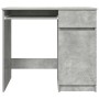 Escritorio gris hormigón 86x49x76 cm madera de ingeniería de , Escritorios - Ref: Foro24-861826, Precio: 90,10 €, Descuento: %