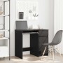 Escritorio roble negro 86x49x76 cm madera de ingeniería de , Escritorios - Ref: Foro24-861824, Precio: 95,17 €, Descuento: %