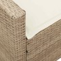 Sofá de jardín de 5 plazas con cojines ratán sintético beige de , Conjuntos de jardín - Ref: Foro24-4104115, Precio: 297,44 €...