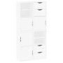 Armarios auxiliares 4 uds "ODDA" blanco 40x24x79 cm de , Aparadores - Ref: Foro24-3365349, Precio: 231,13 €, Descuento: %