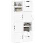 Armarios auxiliares 4 uds "ODDA" blanco 40x24x79 cm de , Aparadores - Ref: Foro24-3365349, Precio: 231,13 €, Descuento: %