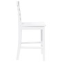 Taburetes de bar 2 uds madera maciza blanca caucho de , Taburetes de cocina - Ref: Foro24-4102543, Precio: 130,70 €, Descuent...