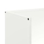 Leñero blanco 40x30x80 cm Acero laminado en frío de , Bolsas y soportes de leña - Ref: Foro24-864188, Precio: 82,21 €, Descue...