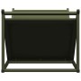 Leñero verde oliva 70x43x34,5 cm Acero laminado en frío de , Bolsas y soportes de leña - Ref: Foro24-864176, Precio: 59,13 €,...