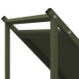 Leñero verde oliva 70x43x34,5 cm Acero laminado en frío de , Bolsas y soportes de leña - Ref: Foro24-864176, Precio: 59,13 €,...