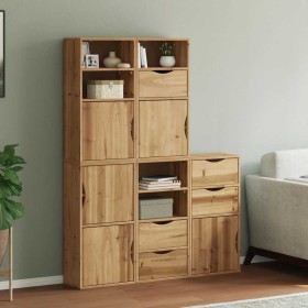 Armarios auxiliares 5 uds "ODDA" 40x24x79 cm Madera maciza pino de , Aparadores - Ref: Foro24-3365356, Precio: 276,52 €, Desc...