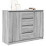 Aparador con cajones gris Sonoma 100,5x35x76 cm de , Aparadores - Ref: Foro24-3328449, Precio: 146,39 €, Descuento: %